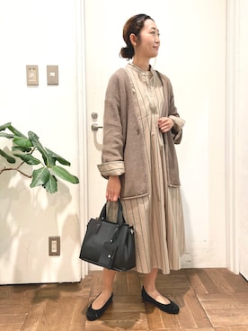 ちばななこさん(レディース・154cm)の秋コーディネート