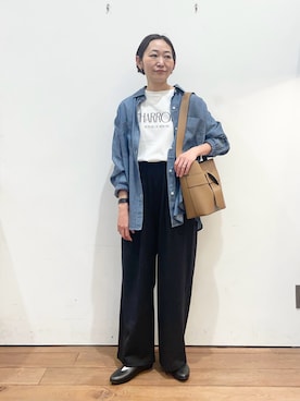 ちばななこさん（レディース・154cm）の春コーディネート