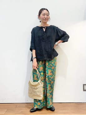 ちばななこさん(レディース・154cm)の春コーディネート