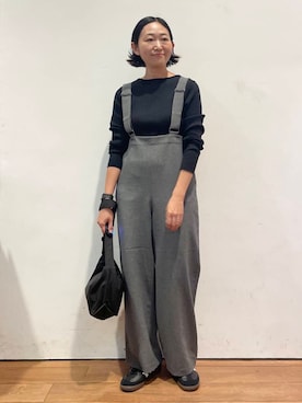 ちばななこさん（レディース・154cm）の秋コーディネート