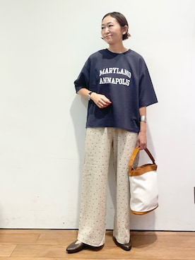 「URBAN RESEARCH DOORS（アーバンリサーチドアーズ）のアイテム」を使った、urd_nanakoさん（レディース・154cm）の夏コーディネート