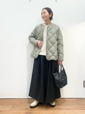 ちばななこさん（レディース・154cm）の冬コーディネート