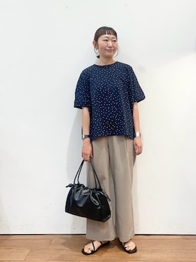 ちばななこさん（レディース・154cm）の夏コーディネート