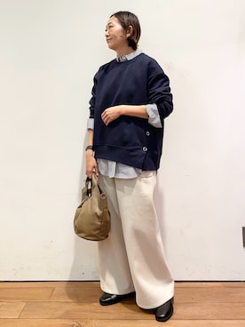 「URBAN RESEARCH DOORS WOMENS」｜「アイテム（ブーツ）」を使った、ちばななこさん（レディース・154cm）の秋コーディネート