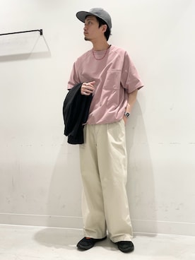 平田望夢さん(メンズ・172cm)の春コーディネート