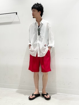 平田望夢さん(メンズ・172cm)の春コーディネート