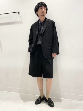 平田望夢さん(メンズ・172cm)の夏コーディネート