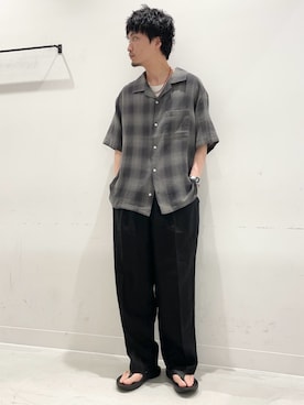 平田望夢さん（メンズ・172cm）の春コーディネート