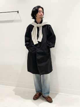 「URBAN RESEARCH（アーバンリサーチ）のアイテム（デニムパンツ）」を使った、平田望夢さん（メンズ・172cm）の秋コーディネート