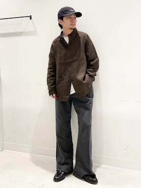 平田望夢さん（メンズ・172cm）の冬コーディネート