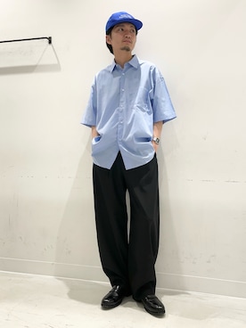 平田望夢さん(メンズ・172cm)の夏コーディネート