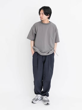 平田望夢さん(メンズ・172cm)の夏コーディネート