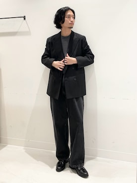 「アイテム（その他アウター）」を使った、平田望夢さん（メンズ・172cm）の秋コーディネート