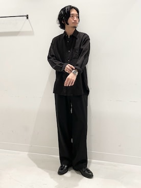 「アイテム（アナログ腕時計）」を使った、平田望夢さん（メンズ・172cm）の秋コーディネート