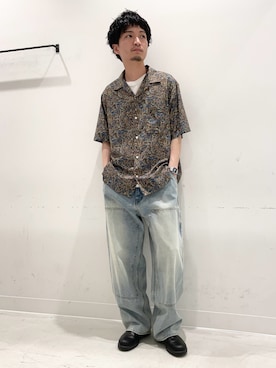 平田望夢さん(メンズ・172cm)の春コーディネート