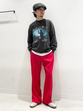 平田望夢さん(メンズ・172cm)の春コーディネート