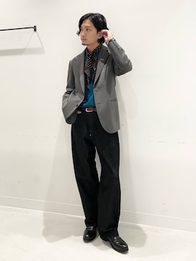 「秋のコーデ」｜「アイテム（財布/小物）」を使った、平田望夢さん（メンズ・172cm）の秋コーディネート