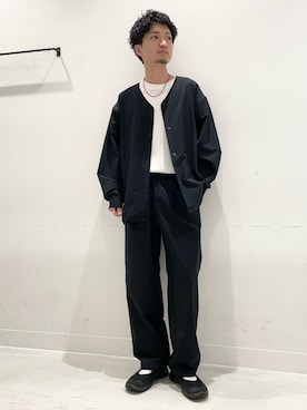 平田望夢さん（メンズ・172cm）の春コーディネート
