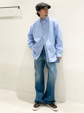 平田望夢さん（メンズ・172cm）の春コーディネート