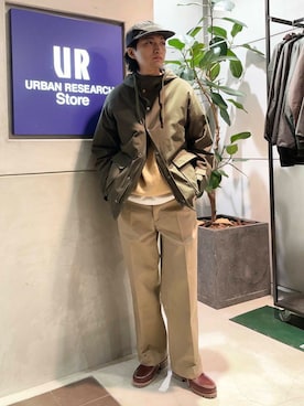 平田望夢さん（メンズ・172cm）の冬コーディネート