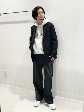 平田望夢さん（メンズ・172cm）の秋コーディネート