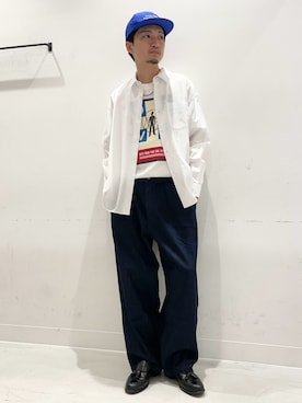 平田望夢さん(メンズ・172cm)の春コーディネート