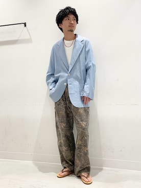 平田望夢さん（メンズ・172cm）の夏コーディネート