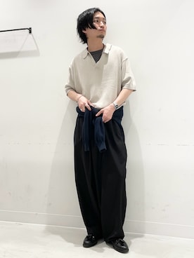 平田望夢さん（メンズ・172cm）の春コーディネート