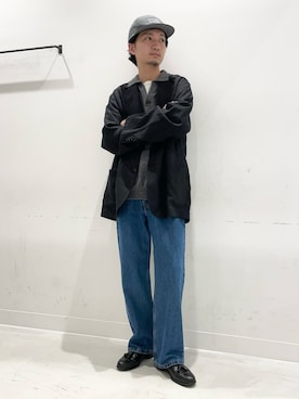 平田望夢さん(メンズ・172cm)の夏コーディネート