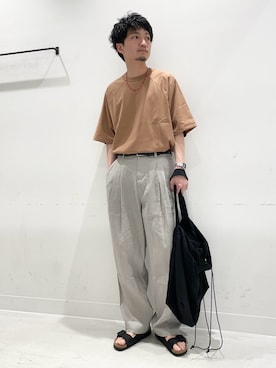 平田望夢さん（メンズ・172cm）の春コーディネート