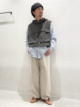 平田望夢さん(メンズ・172cm)の夏コーディネート