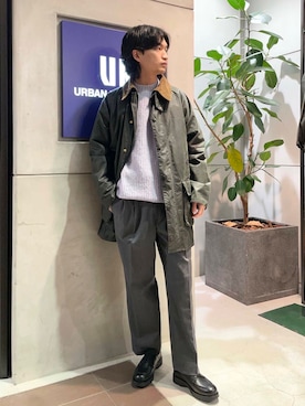 平田望夢さん(メンズ・172cm)の冬コーディネート