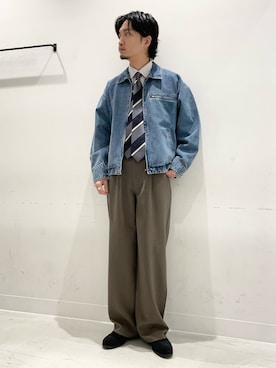 「URBAN RESEARCH Sonny Label（アーバンリサーチサニーレーベル）のアイテム（ジャケット/アウター）」を使った、平田望夢さん（メンズ・172cm）の秋コーディネート