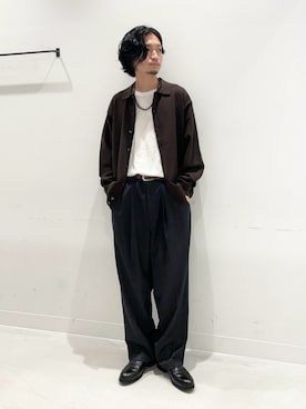 平田望夢さん（メンズ・172cm）の秋コーディネート
