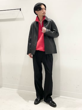 平田望夢さん(メンズ・172cm)の冬コーディネート