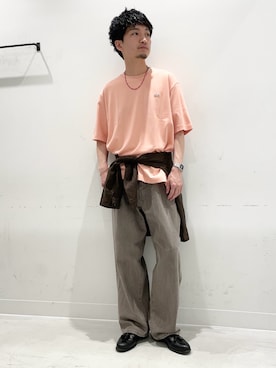 平田望夢さん(メンズ・172cm)の春コーディネート