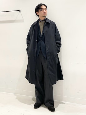 平田望夢さん（メンズ・172cm）の冬コーディネート
