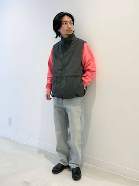 「URBAN RESEARCH（アーバンリサーチ）のアイテム（スウェット）」を使った、平田望夢さん（メンズ・172cm）の春コーディネート