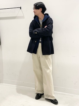 平田望夢さん（メンズ・172cm）の冬コーディネート