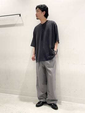 平田望夢さん(メンズ・172cm)の夏コーディネート