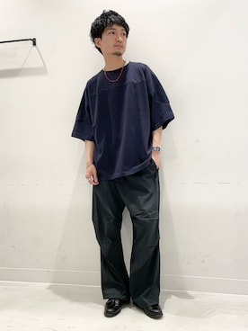 平田望夢さん(メンズ・172cm)の春コーディネート