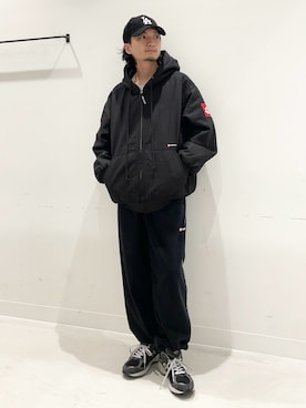 「URBAN RESEARCH（アーバンリサーチ）のアイテム（ダウンジャケット/コート）」を使った、平田望夢さん（メンズ・172cm）の秋コーディネート