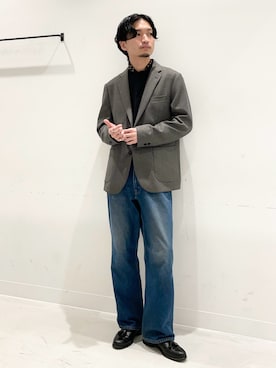 平田望夢さん(メンズ・172cm)の冬コーディネート