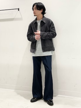 平田望夢さん（メンズ・172cm）の冬コーディネート