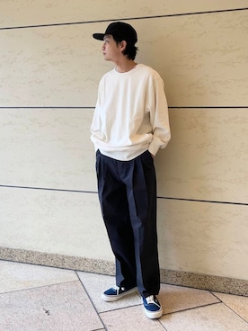 「アーバンリサーチ」｜平田望夢さん（メンズ・172cm）の秋コーディネート