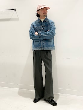 平田望夢さん（メンズ・172cm）の秋コーディネート