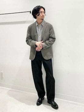 「アイテム（フォーマルスーツ/小物）」を使った、平田望夢さん（メンズ・172cm）の夏コーディネート