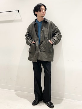 平田望夢さん（メンズ・172cm）の冬コーディネート