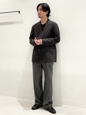 平田望夢さん(メンズ・172cm)の冬コーディネート
