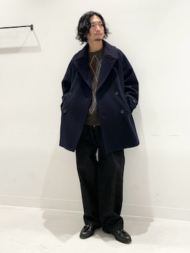 「アイテム（その他アウター）」を使った、平田望夢さん（メンズ・172cm）の冬コーディネート